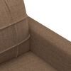 vidaXL Fauteuil Marron 60 cm Tissu