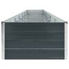 vidaXL Lit surélevé de jardin Acier galvanisé 600x80x45 cm Anthracite