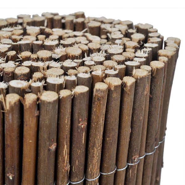 vidaXL Clôture de pelouse 5 pcs Marron 200 x 30 cm