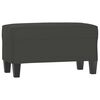 vidaXL Banc Gris fonc&eacute; 70x35x41 cm Tissu microfibre