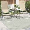 vidaXL Tapis de surface Carr&eacute; PALMERAS Vert 200 x 200 cm Polyester