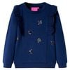 vidaXL Sweatshirt pour enfants bleu marine 128