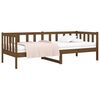 vidaXL Lit de jour sans matelas marron miel 80x200 cm bois pin massif