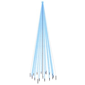 vidaXL Sapin de No&euml;l avec piquet 1134 LED bleu 800 cm