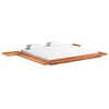 vidaXL Cadre de lit Futon japonais Bois d'acacia massif 200x200 cm