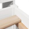 vidaXL Cadre de lit sans matelas blanc 75x190 cm bois de pin massif
