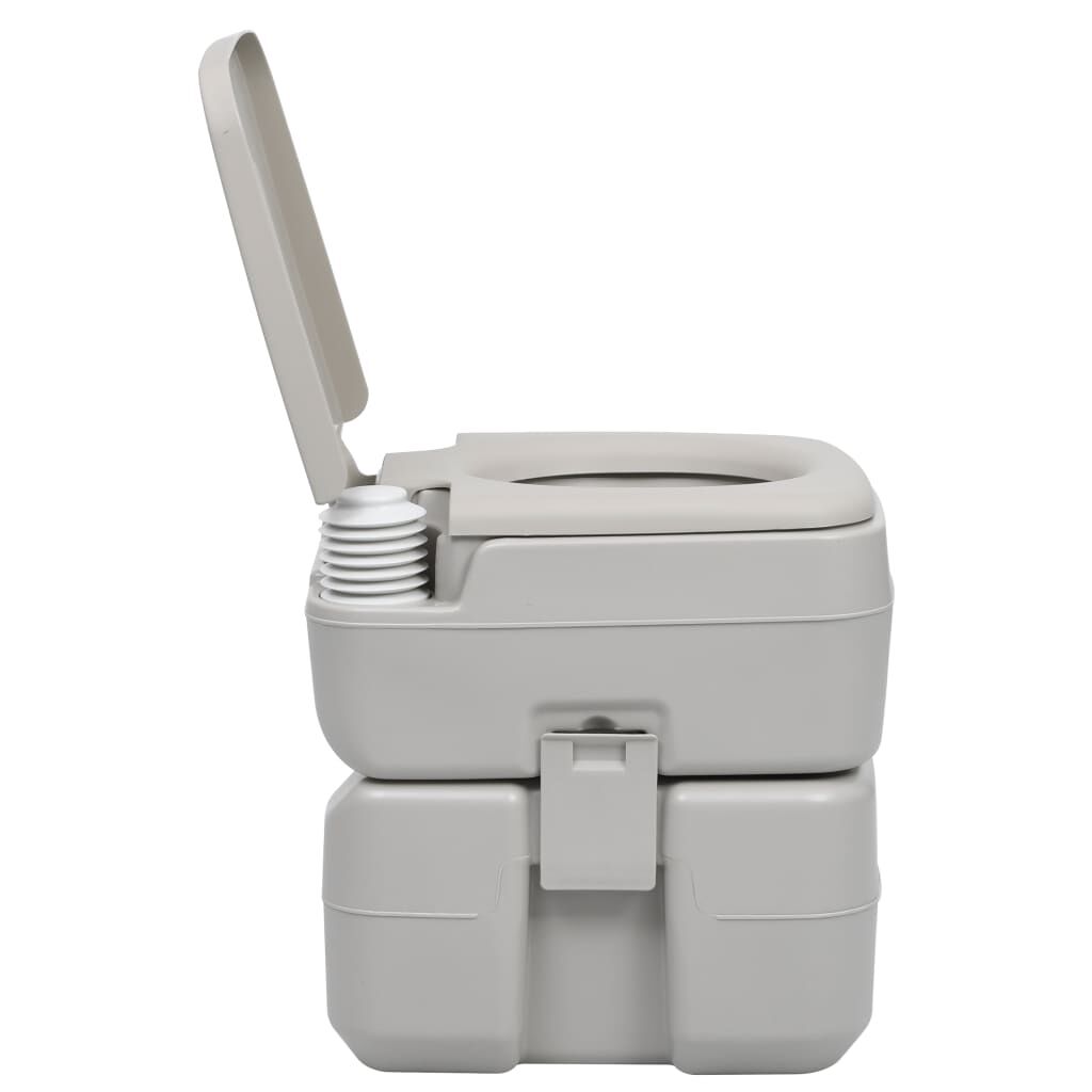 vidaXL Ensemble de toilette et support de lavage des mains de camping