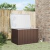 vidaXL Bo&icirc;te de rangement de jardin Marron 149x99x93 cm