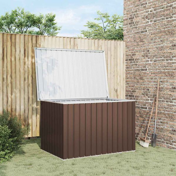 vidaXL Bo&icirc;te de rangement de jardin Marron 149x99x93 cm