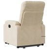 vidaXL Fauteuil inclinable de massage &eacute;lectrique cr&egrave;me