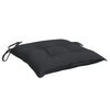 vidaXL Coussins de palette lot de 6 noir 50x50x7 cm tissu oxford