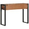 vidaXL Table console multicolore 100x35x75 cm bois massif r&eacute;cup&eacute;ration