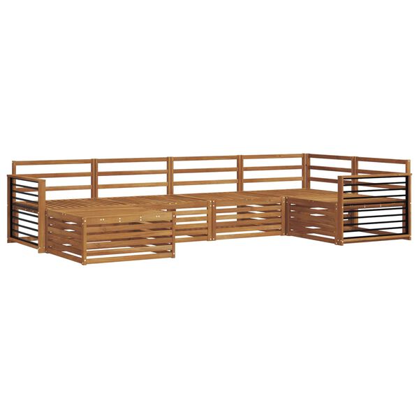 vidaXL Ensemble de canap&eacute;s d'ext&eacute;rieur 6 pcs Naturel