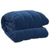 vidaXL Couverture lest&eacute;e Bleu 220x230 cm 15 kg Tissu