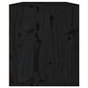 vidaXL Armoire murale Noir 60x30x35 cm Bois de pin massif