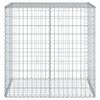 vidaXL Panier gabion avec couvercle 100x50x100 cm fer galvanisé