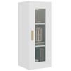 vidaXL Armoire murale suspendue Blanc 34,5x34x90 cm