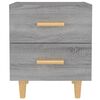 vidaXL Table de chevet Sonoma gris 40x35x47,5 cm