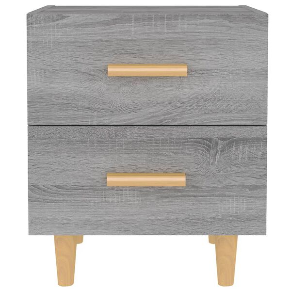 vidaXL Table de chevet Sonoma gris 40x35x47,5 cm