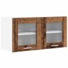 vidaXL Armoire suspendue Bois ancien et Blanc 80 x 31 x 40 cm