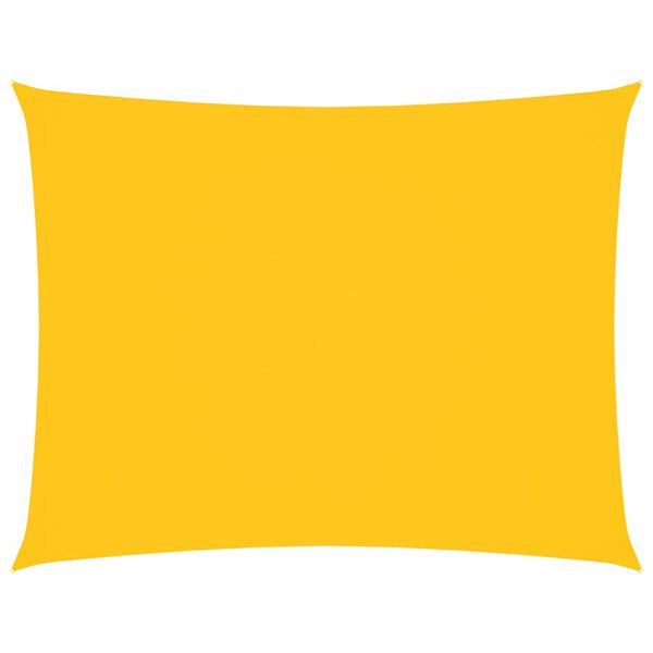 vidaXL Voile de parasol tissu oxford rectangulaire 2x3 m jaune