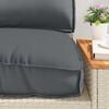 vidaXL Set de coussins de palette 3 pcs Anthracite 120 x 80 x 12 cm