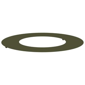vidaXL Anneau d'arbre Vert olive &Oslash;40/70 cm Acier lamin&eacute; &agrave; froid
