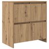 vidaXL Buffet 2 pcs Ch&ecirc;ne artisanal 70 x 41 x 75 cm Bois d'ing&eacute;nierie