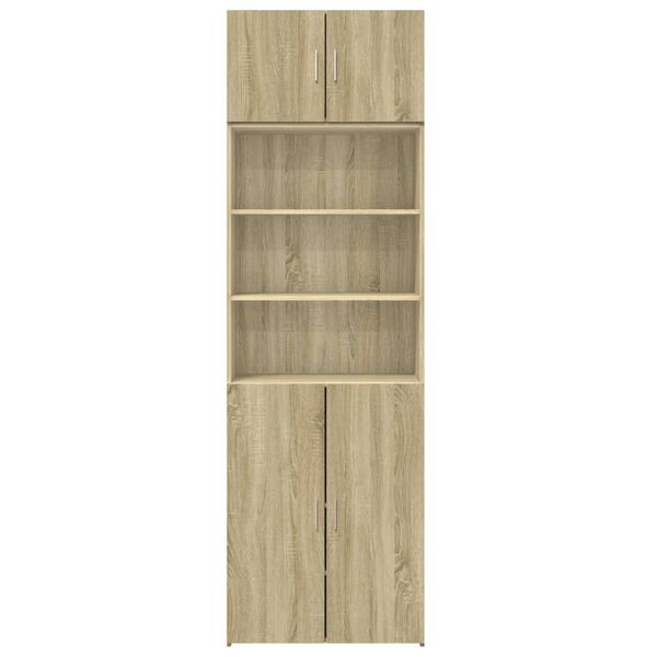 vidaXL Armoire de rangement ch&ecirc;ne sonoma 70x42,5x225 cm