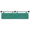 vidaXL T&ecirc;te de lit suspendue Turquoise 190 x 55 x 7 cm Velours