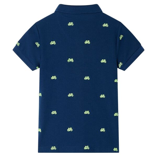 Polo pour enfants bleu marine 140