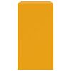 vidaXL Buffet jaune moutarde 67x39x73 cm acier
