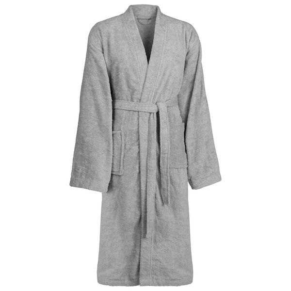 vidaXL Peignoir KINN Gris M Coton