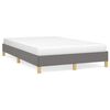 vidaXL Cadre de lit sans matelas gris fonc&eacute; 120x200 cm tissu