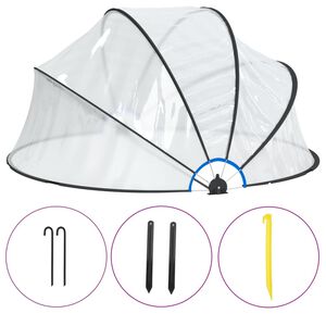 vidaXL D&ocirc;me de piscine rond 315x158 cm PVC