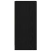 vidaXL Buffet chêne noir 29,5x34x76 cm bois d'ingénierie