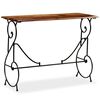 vidaXL Table console Bois massif de Sesham 100 x 40 x 75 cm