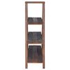 vidaXL &Eacute;tag&egrave;re pliante Marron 79.5 x 35 x 112 cm Bois Recycl&eacute; Solide