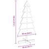 vidaXL Arbre de No&euml;l en bois pour d&eacute;coration 120 cm bois de pin massif