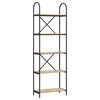 vidaXL &Eacute;tag&egrave;re 5 niveaux 60 x 30 x 183 cm Bois d'ing&eacute;nierie