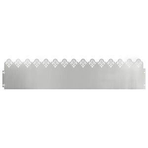 vidaXL Bordures de pelouse 10 pc 103 x 0,05 x 22 cm Acier galvanis&eacute;
