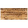 vidaXL Dessus de table 140x60x3,8cm bord vif bois massif manguier brut