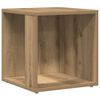 vidaXL Table d'appoint ch&ecirc;ne artisanal 33x33x34 cm bois d'ing&eacute;nierie