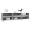 vidaXL Meuble TV gris b&eacute;ton 150x30x44,5 cm bois d'ing&eacute;nierie