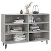 vidaXL Buffet gris béton 103,5x35x70 cm bois d'ingénierie