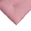 vidaXL Coussin de Dos Rose 100 x 50 cm Tissu en velours c&ocirc;tel&eacute;