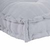 vidaXL Coussin de canapé sur palette Gris tissu