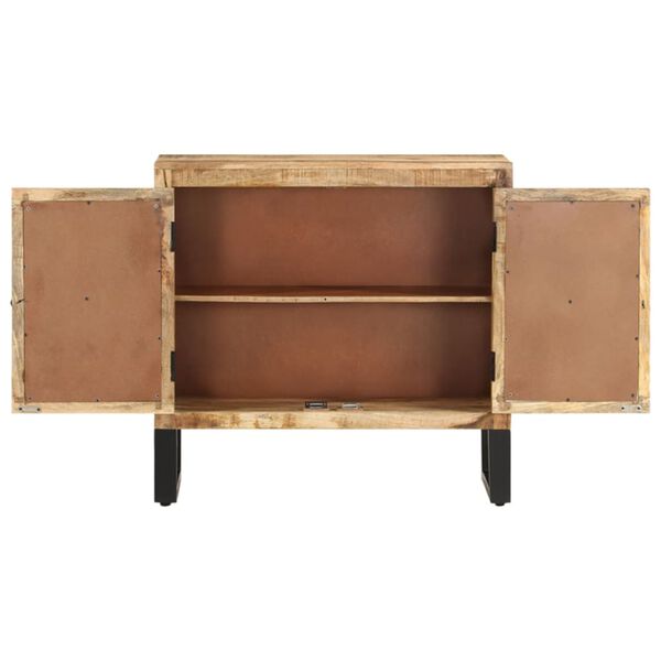 vidaXL Buffet 80x30x76 cm bois de manguier massif
