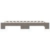 vidaXL Lit de jour avec gigogne sans matelas taupe 90x200 cm