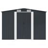 vidaXL Abri de stockage pour jardin Anthracite Acier 257x205x178 cm